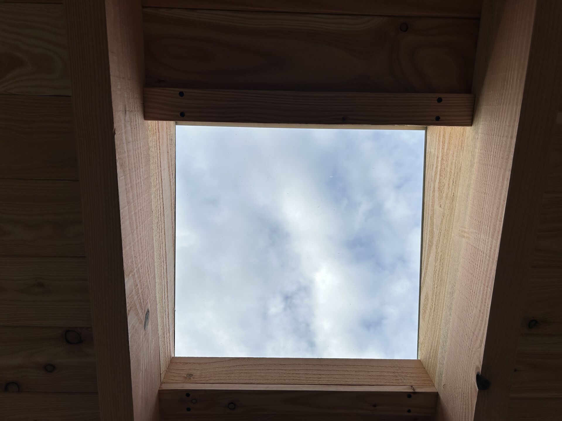 Overkapping douglas detail